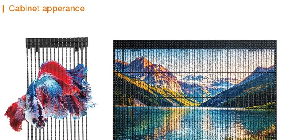 Pantalla LED reja para exteriores - Outdoor Grille Screen