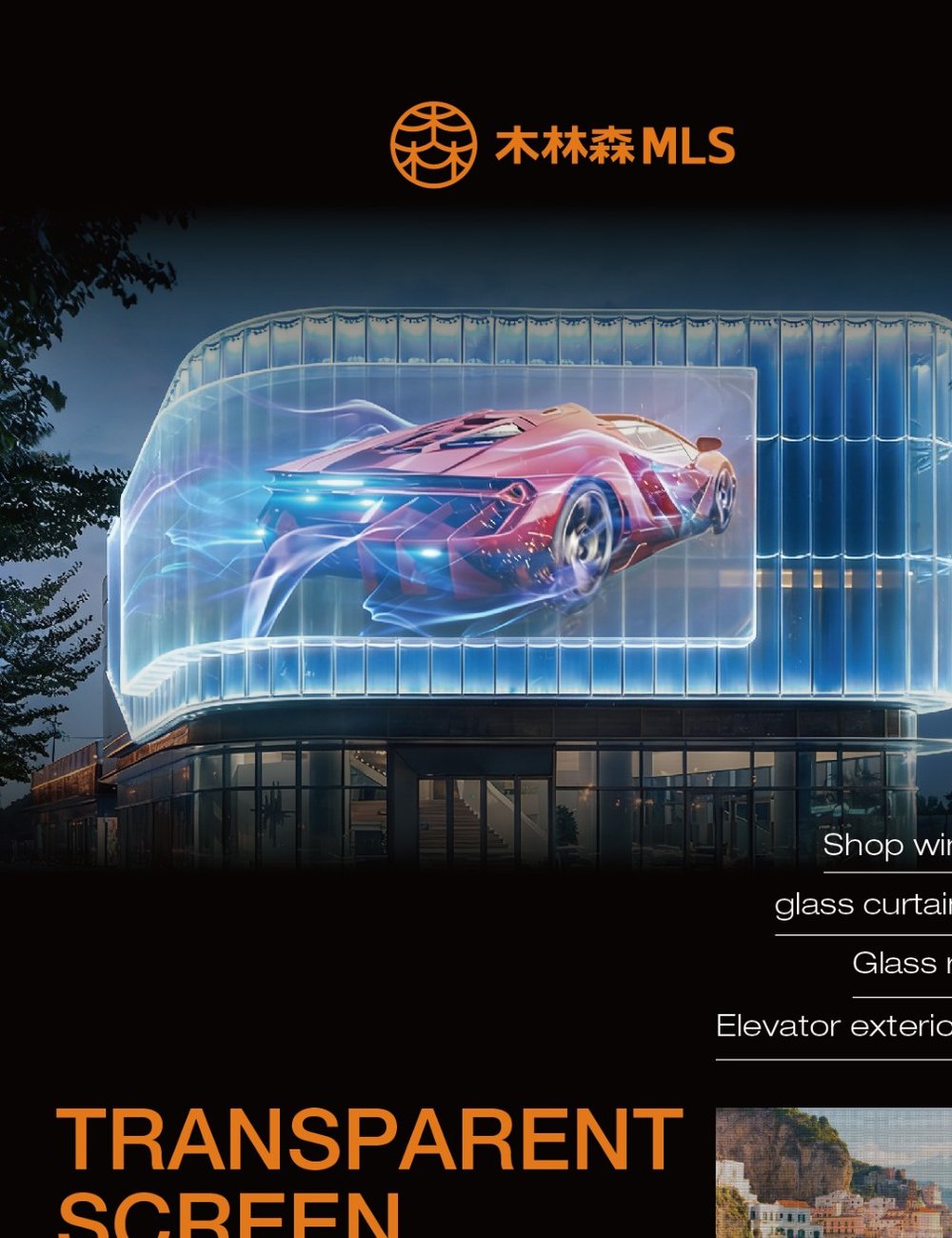Pantalla LED transparente
