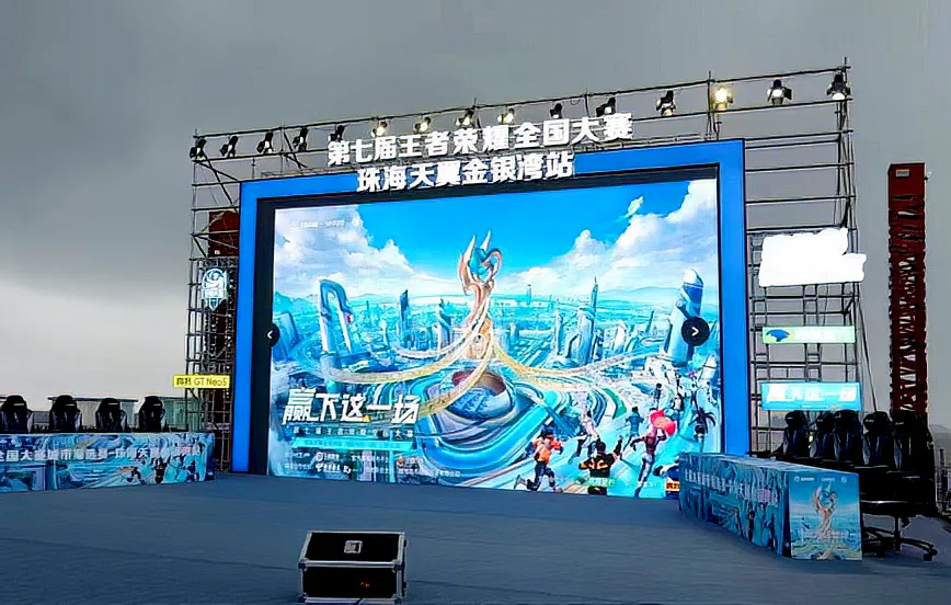 Pantalla de renta para eventos al aire libre